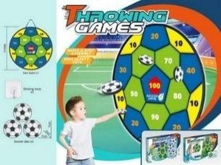 Gra rzutki Piłkarskie krążkix3 2 rodz color box rozm opak 37x24,5x4cm