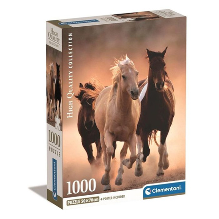 Puzzle 1000 el. Compact Running Horses