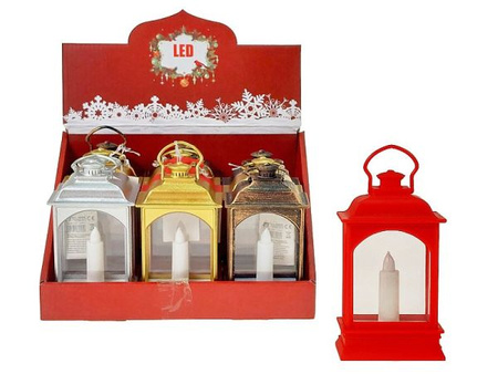 lampka - świeczka, ze światłem LED, 12x7x4cm,