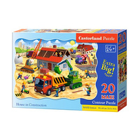 Castorland Puzzle 20  el. Maxi C-02412 House in Construction