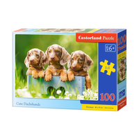 Castorland Puzzle  100 el. Cute Dachshunds