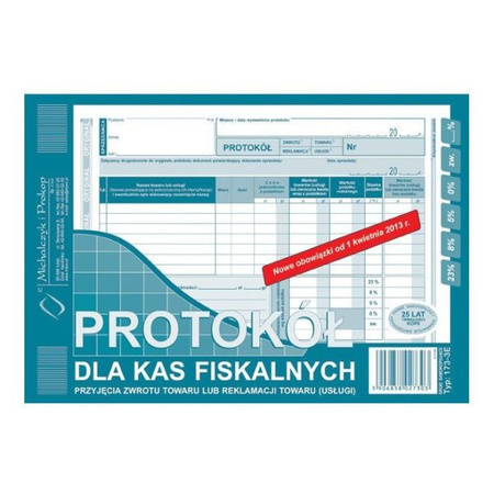 PROTOKÓŁ A5 DLA KAS FISKALNYCH