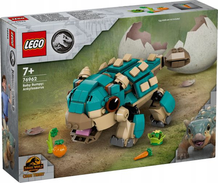 Klocki LEGO Jurassic World - Mały ankylozaur Bumpy 76962