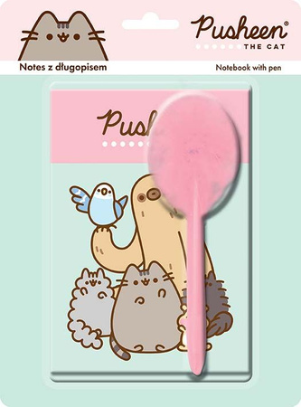 Notes B5 z długopisem Pusheen linia 40 kartek St. Majewski  