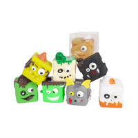 ZABAWNE GNIOTKI KWADRATOWE MONSTERKI 5CM, 8WZ./ 8714627021257