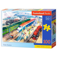 Castorland Puzzle 100 el. Train station