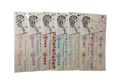 Ozdoba samoprzylepna XF-12 22x10 Księżyc+Serce