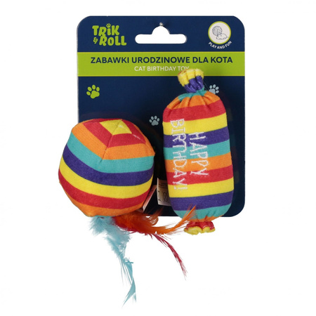 Zabawki urodzinowe dla kota TRIK&ROLL 560725
