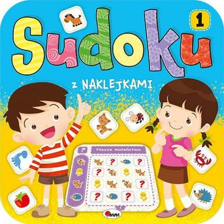 SUDOKU Z NAKLEJKAMI 1 978-83-8181-290-0