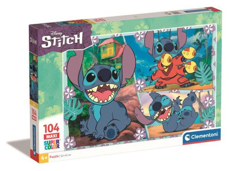 Puzzle 104 Maxi Super Kolor Stitch Clementoni