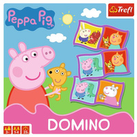 Trefl Gra edukacyjna Domino Świnka Peppa