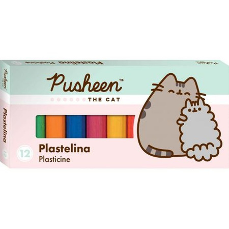 PLASTELINA 12 kol. PUSHEEN mkmn