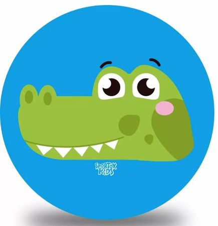 PIŁKA PVC SPORTOX KIDS 230 MM - KROKODYL