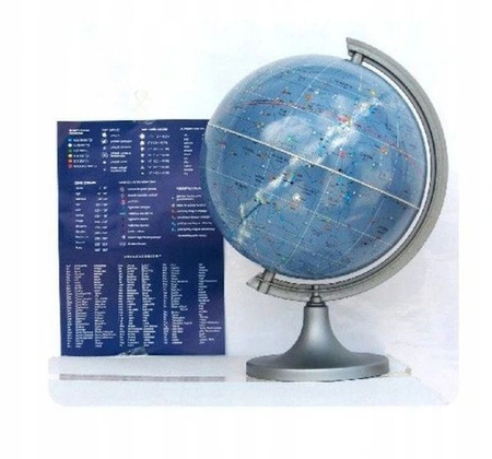 Globus 250 Nieba Podświetlany z Objaśnieniami