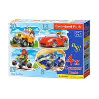 Castorland Puzzle 4w1 Ride for Fun