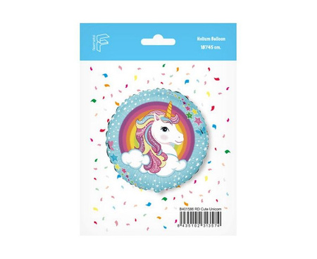 Balon foliowy 18' FX - 'Jednorożec', pakowany