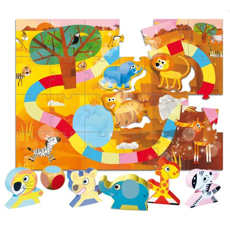 Gra 3 w 1  'Moja sawanna', Lisciani