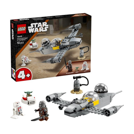 LEGO  STAR WARS 75410Myśliwiec N-1 Mando i Grogu