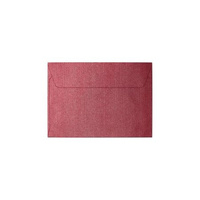 KOPERTA C6  PERŁA CZERWONA 10SZTUK