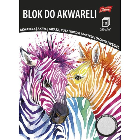 BLOK A4 10 KARTEK DO AKWARELI