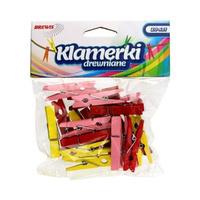 Klamerki ozdobne 4.5 cm kolorowe SPK45