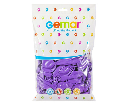 Balony G90 pastel 10' 26cm - lawendowe 049/ 100 szt.