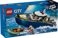 Klocki LEGO City Pościg Łodzią Policyjną 60456