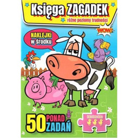KSIĘGA ZAGADEK Z NAKLEJKAMI