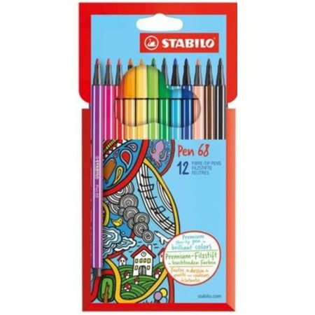 STABILO PEN 68 ETUI KARTONOWE 12SZT