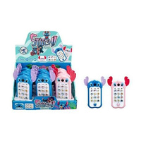 TELEFON ŚWIATŁO DŹWIĘK Stitch 2 kolory mix