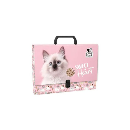 TECZKA TWARDA Z RĄCZKĄ CLEO I FRANK 45 (KOT)