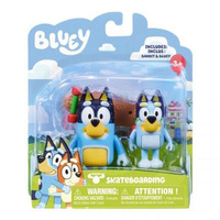 BLUEY FIGURKI 2PAK JAZDA NA DESKOROLCE