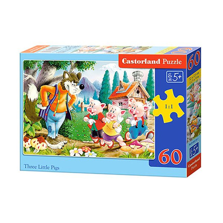 Castorland Puzzle 60 el.  B-06519-1  Three Little Pigs