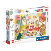 PUZZLE 30 SUPER KOLOR HAPPY B-DAY