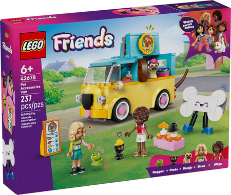 Klocki LEGO Friends Furgonetka z akcesoriami dla zwierząt 42678