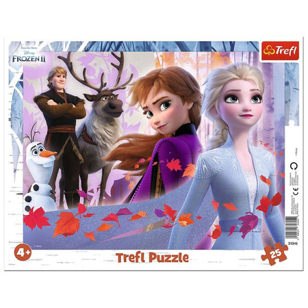 Puzzle Ramkowe Frozen 25el. Trefl