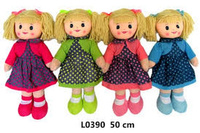 LALKA szmacianka 4 wzory 50 CM MIX   165381