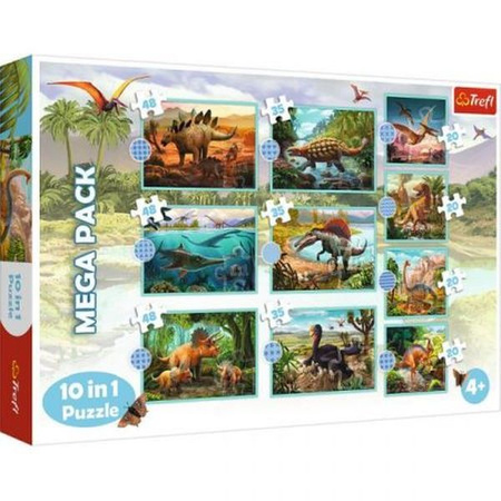 Puzzle 10w1 Świat Dinozaurów Trefl