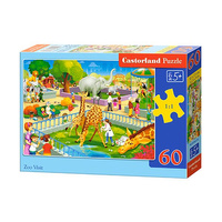 Castorland Puzzle  60 el.  B-066155 Zoo Visit