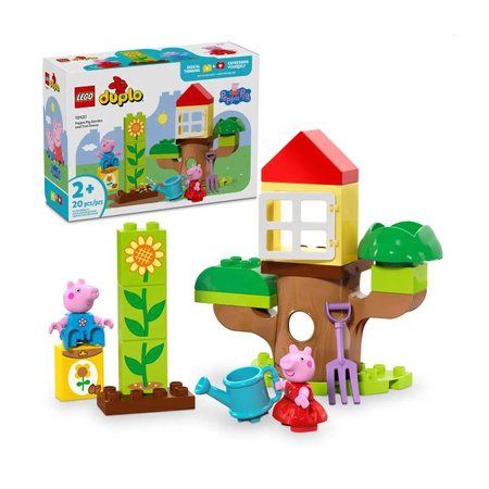 Klocki LEGO® DUPLO® - Ogród i domek na drzewie Peppy 10431