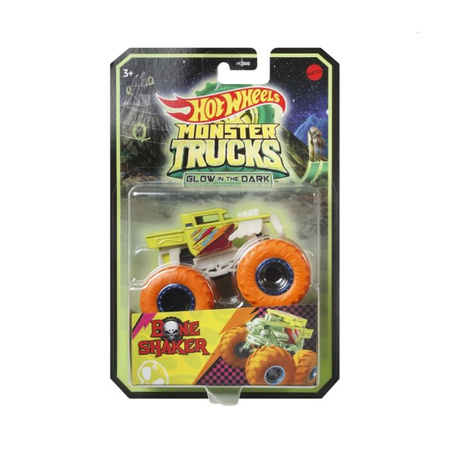 Hot Wheels Monster Truck Świecący w Ciemności 1:64 mix wzorów
