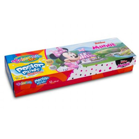 DISNEY KIDS COLORINO - FARBY PLAKATOWE 20 ML 12 KOL. / MINNIE / /6/