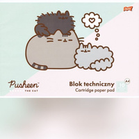 Blok techniczny A4 10k PUSHEEN