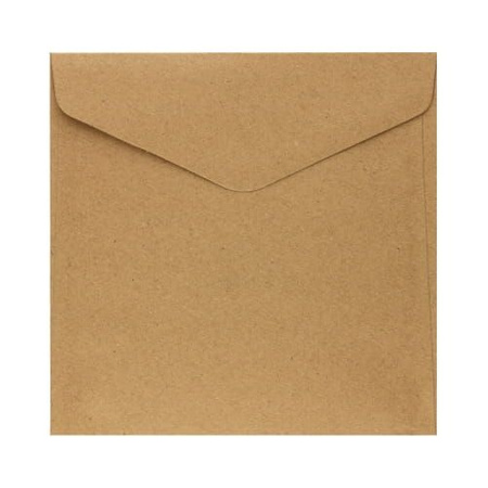 Koperta 160mm x 160mm Kraft ciemnobeżowy K., 120g/m2, op/10szt.