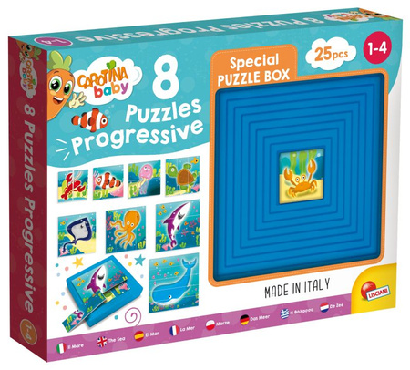 LISCIANI CAROTINA BABY PUZZLE PROGRESYWNE 8