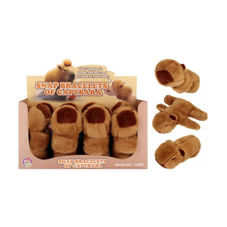 Zabawka Bransoletka Pluszowa Kapibara 17cm z Dźwiękiem Mega Creative 565718