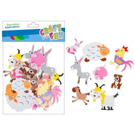 CF OZDOBA DEK EVA ZWIERZ DOM SPRZYL 22SZT 12/288