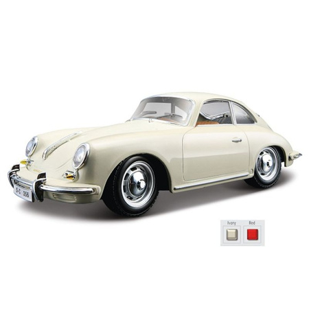 BBurago Porshe 356B Coupe Ivory 1:24