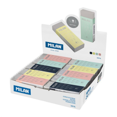 Gumka plastikowa Silver 320 Milan