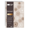 Happy color Blok kreatywny- deco BROWN- odcienie brązu, A4-170g